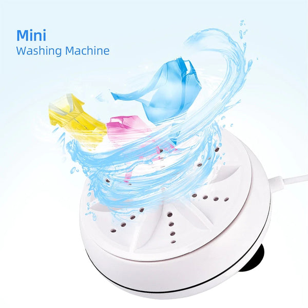 Why You Should Invest In a Portable Ultrasonic Mini Washing Machine