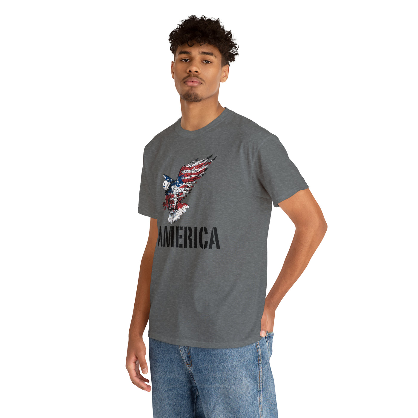 Patriotic Eagle Flying Tee | Moore Shoppe
