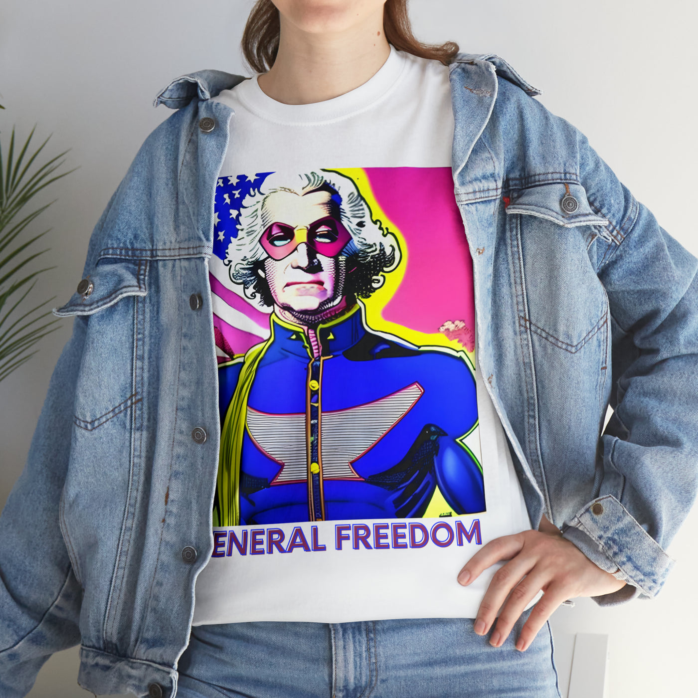 George Washington 'General Freedom' Patriotic Super Hero T-Shirt