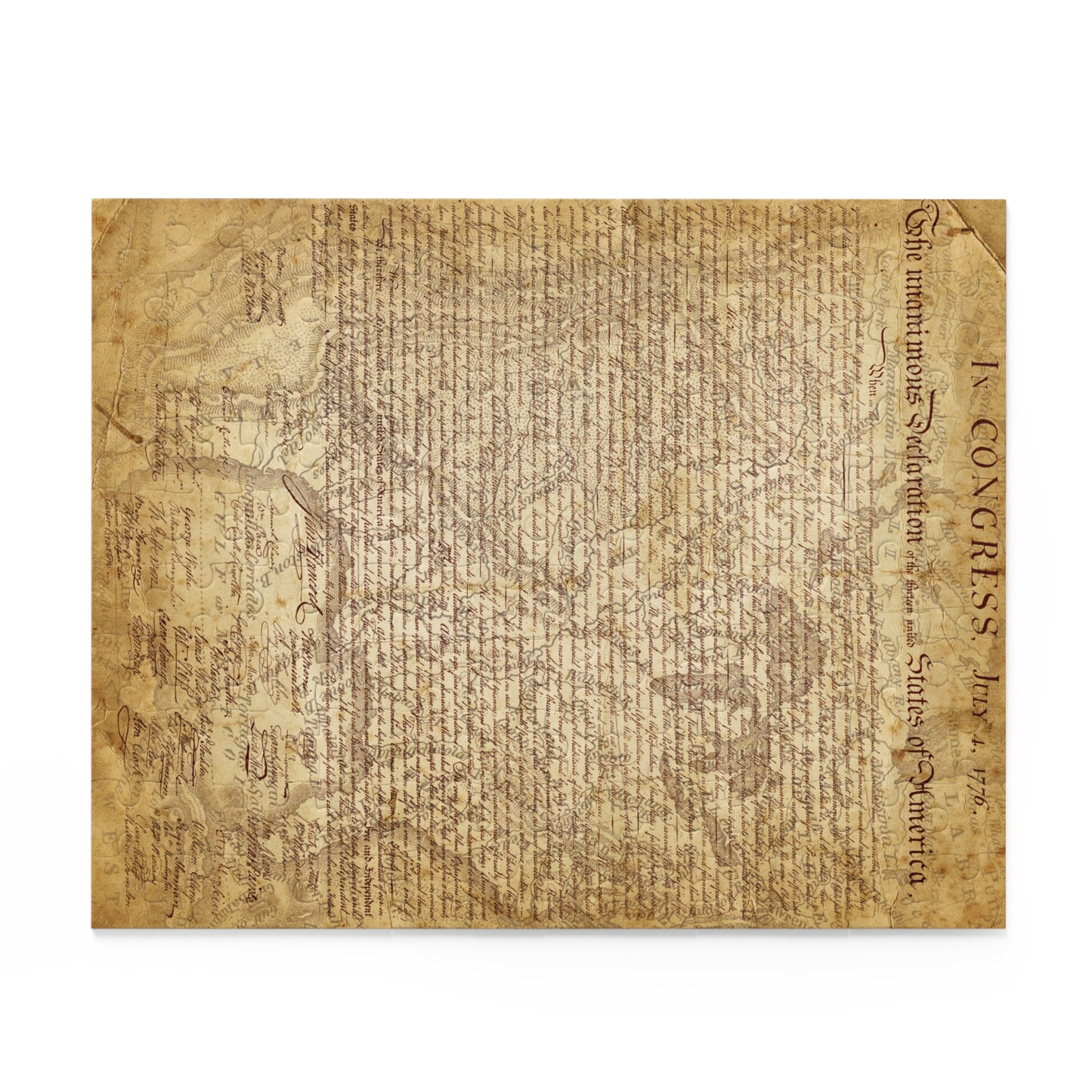 Declaration of Independence Jigsaw Puzzle (120, 252, 500-Piece)