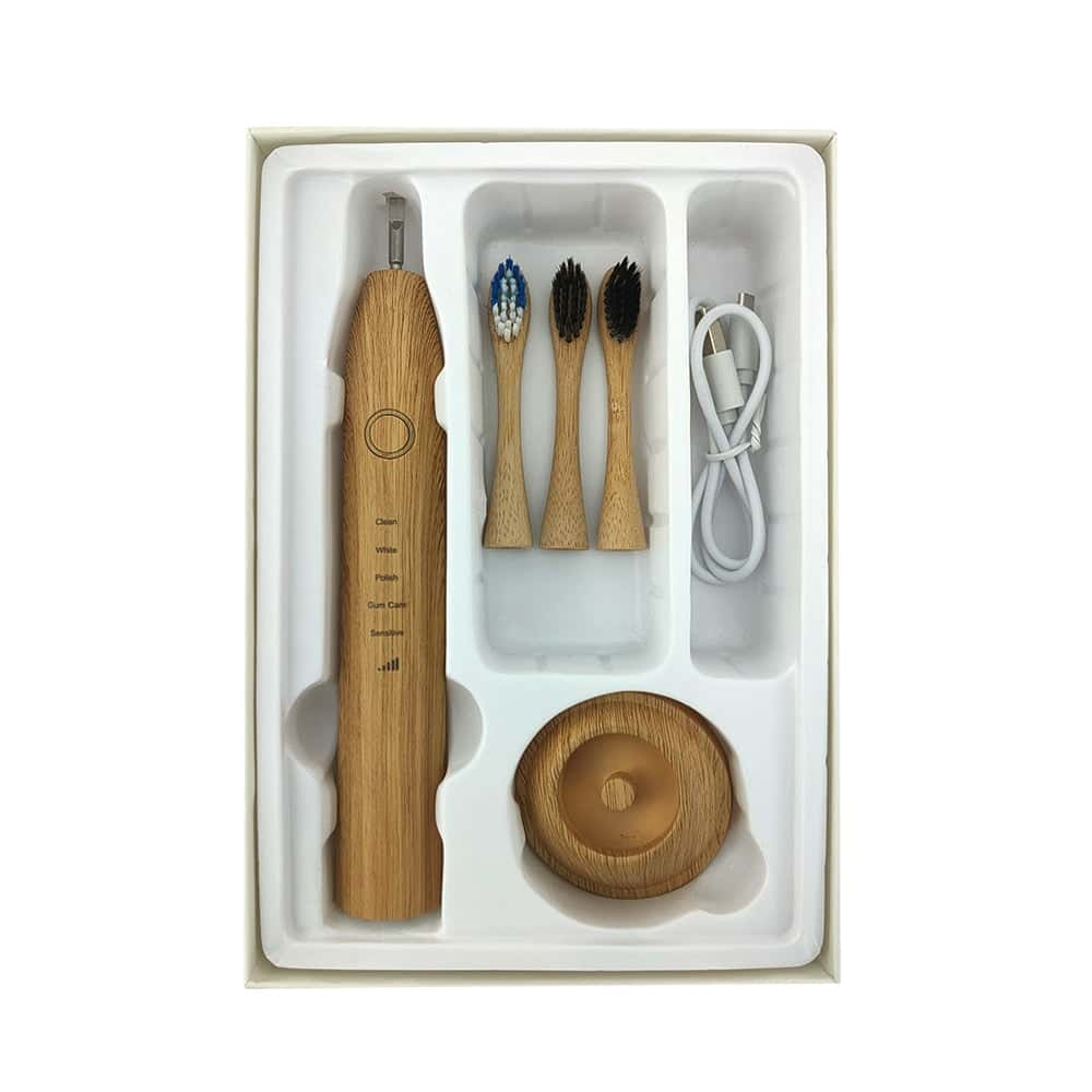 Bamboo Sonic Electric Toothbrush | Moore Shoppe