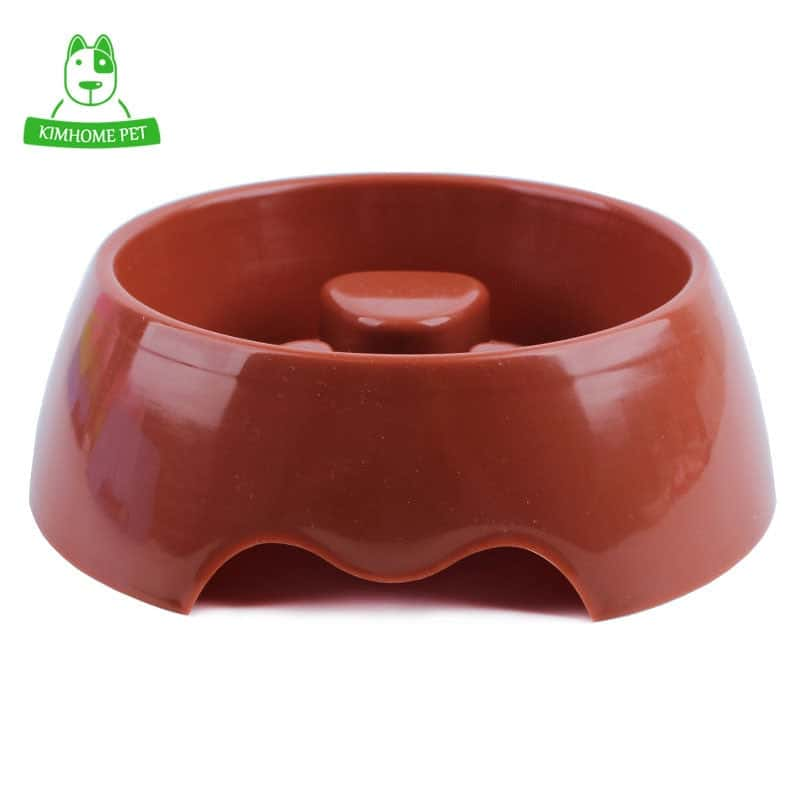 Plastic Paw Print Slow Feeder Dog Bowl | Moore Shoppe