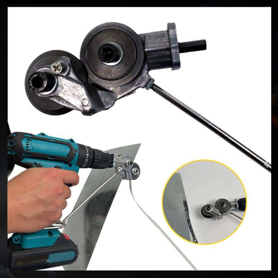 Metal Nibbler Electric Drill Attachment | Moore Shoppe