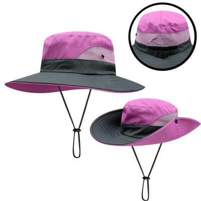 Foldable UV Protection Ponytail Sun Hat | Moore Shoppe
