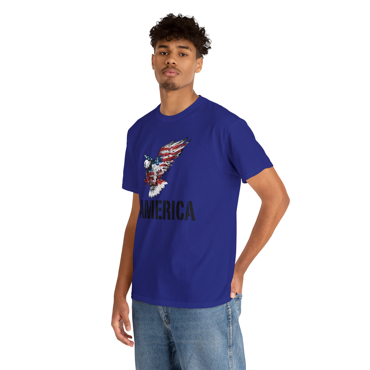 Patriotic Eagle Flying Tee | Moore Shoppe