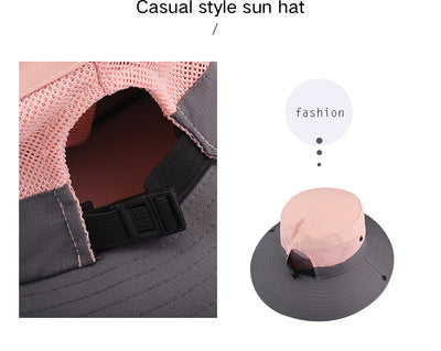 Foldable UV Protection Ponytail Sun Hat