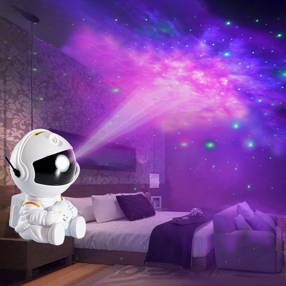 Astronaut Galaxy LED Night Light Projector