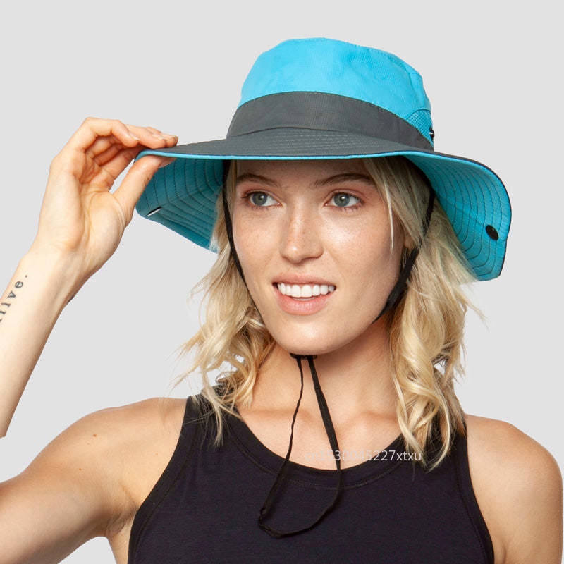 Foldable UV Protection Ponytail Sun Hat | Moore Shoppe